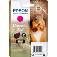 Epson 378 Magenta Original Ink Cartridge C13T37834010 (4.1 ml) for Expression Home XP-8605, 8606